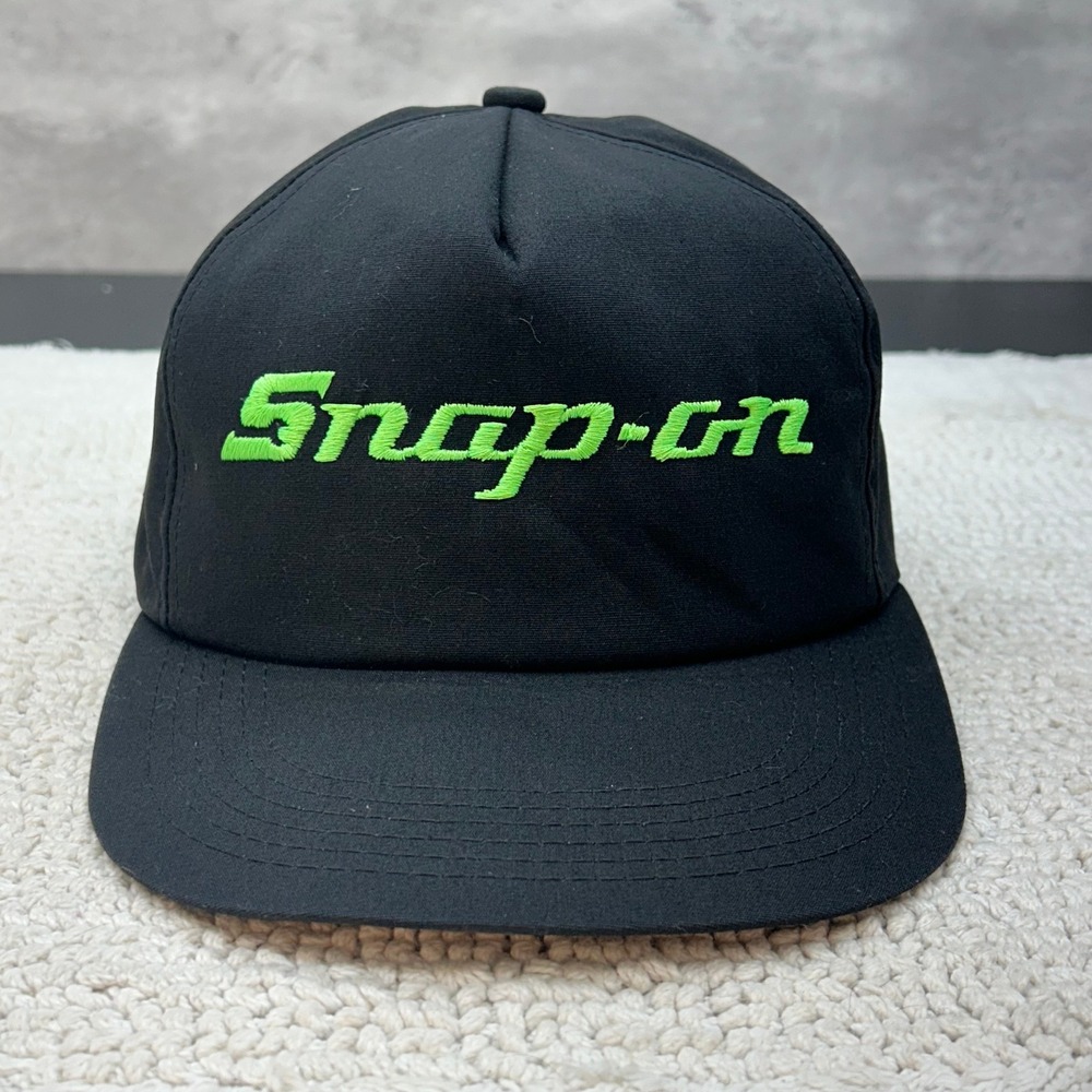 90s Vintage Snap On Tools Snapback Trucker Hat OSFA Embroidered Dad Cap